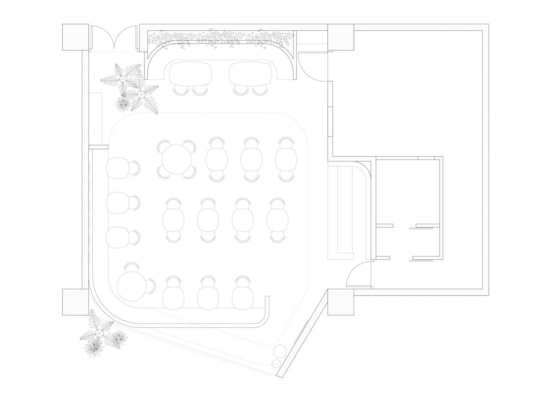 Here’s a look at the layout of the cafe.