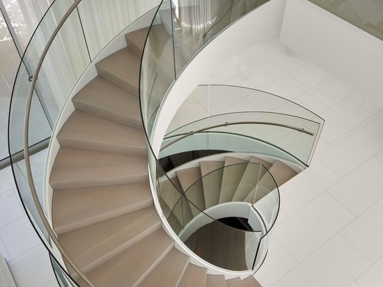 Spiral Stairs Connect Three Floors Of This Home