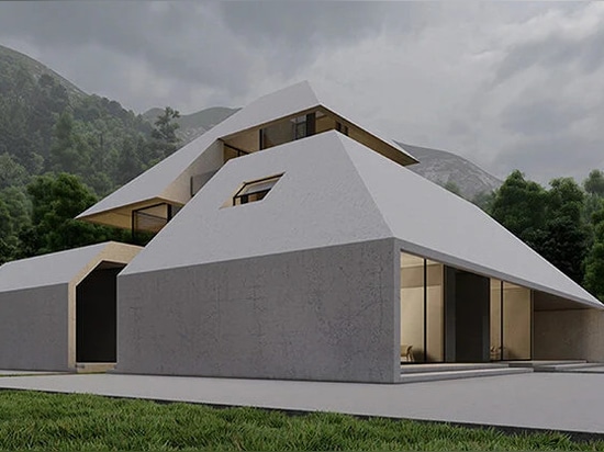 iran's humid, rainy region informs the gabled 'gilak villa' by team ...