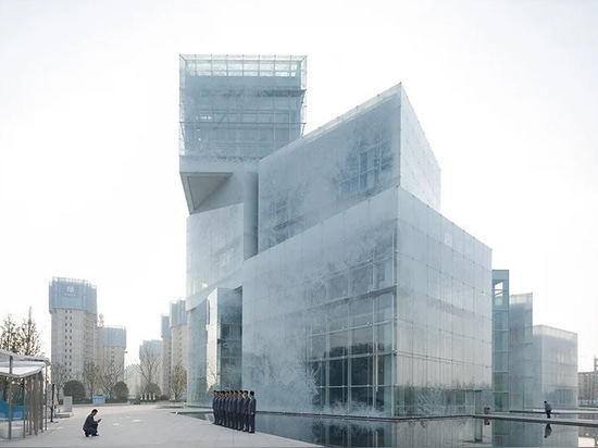 New cultural tourism center in China designed as shapeshifting, frozen ice cubes