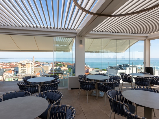 KE redesigns the rooftop of The One Caorle Hotel