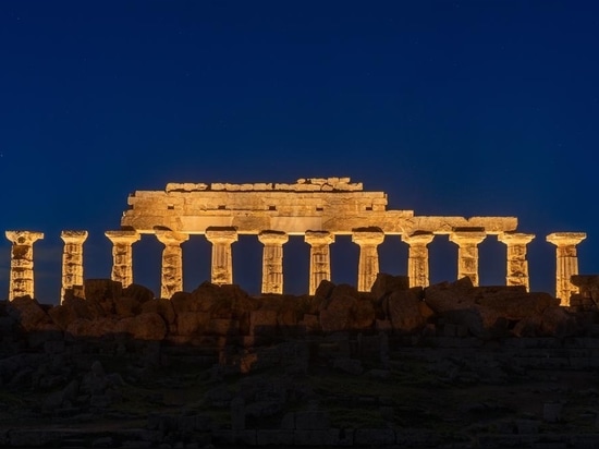 Temple C and the Selinunte wall Trapani, Italy