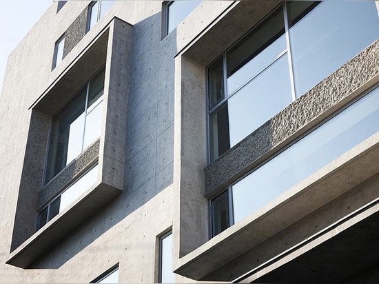 framed façade detail