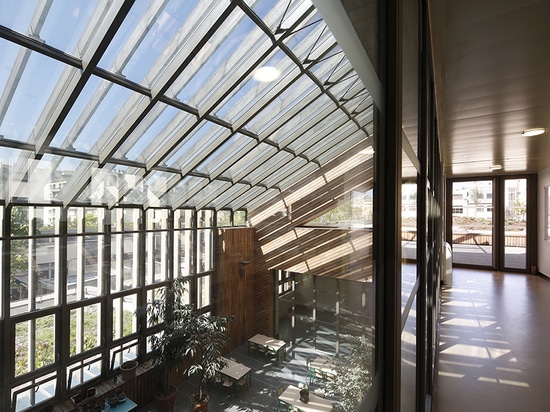 greenhouse and the passage to zen garden area