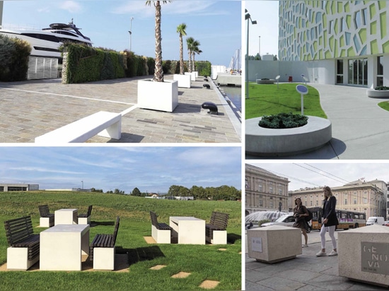 Cervic Environment offers street furniture made of concrete