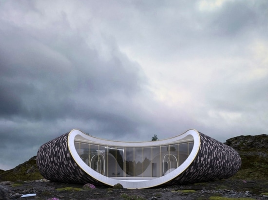 The Scandinavian seashell house by Sipal-WAFAI.Architecture