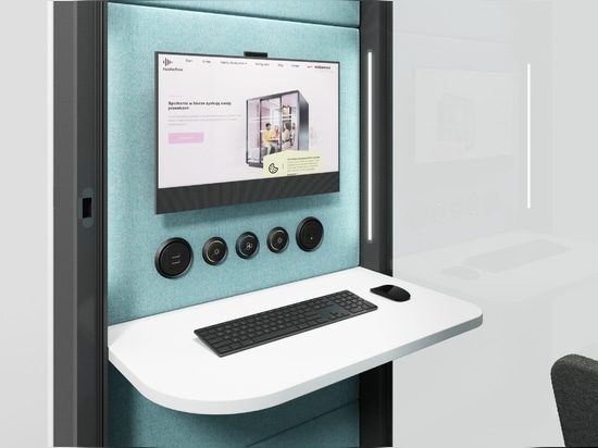 HushHybrid acoustic work booth