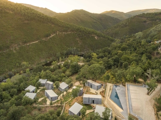 These Modern Concrete Cabins Were Designed For A Hillside Property In Portugal