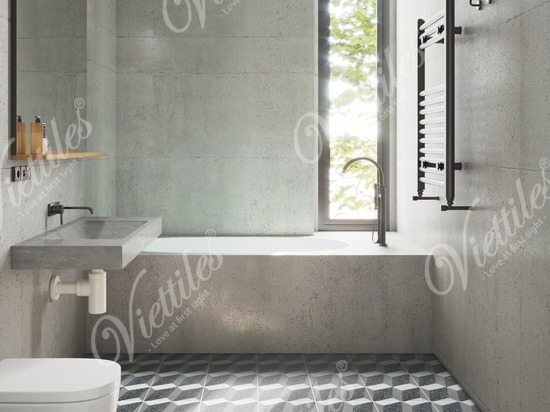 Choose high quality terrazzo cement tiles for bathroom floor