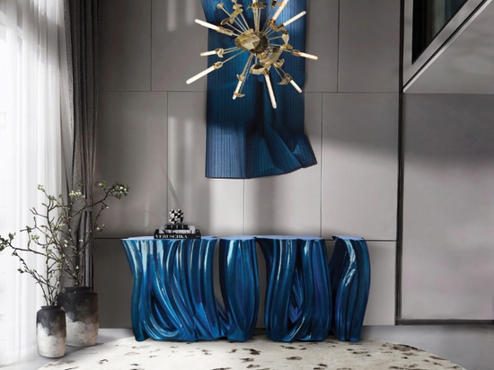 MONOCHROME BLUE SIDEBOARD