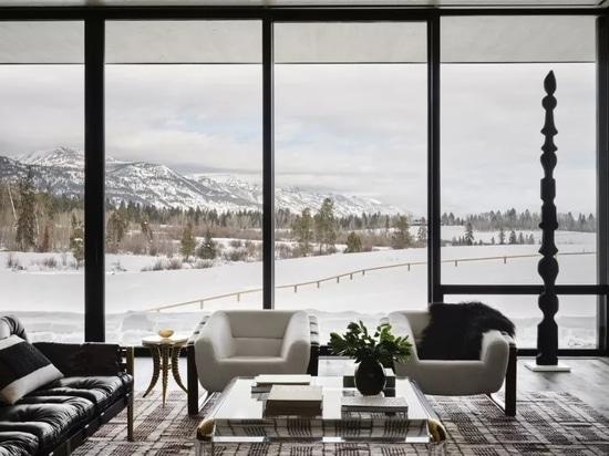 Jackson Hole retreat is conceived as ‘a geologic remnant in the landscape’