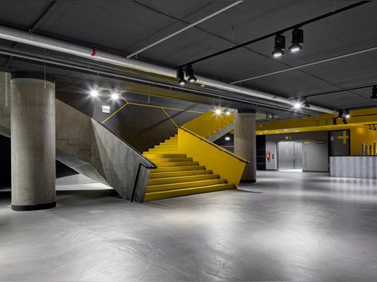 Interior of multipurpose hall Forum Karlín