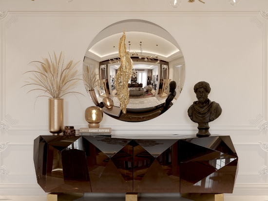 DIAMOND CHOCOLATE SIDEBOARD