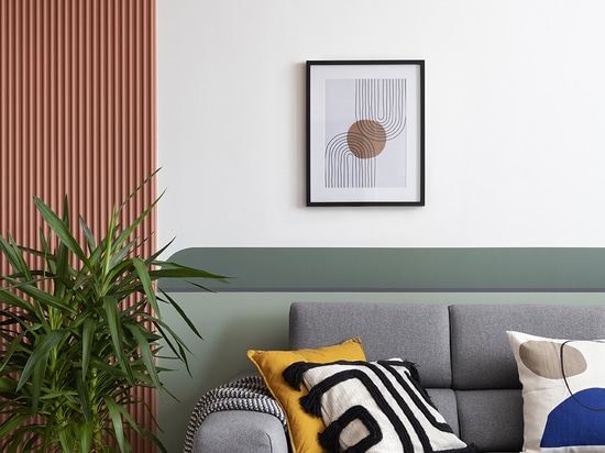 From office to house. In this redevelopment project, Chromastudio has chosen materials, colors and textures that help reconnect with nature. Like the collection Inox Concrete by Ritmonio which, tha...