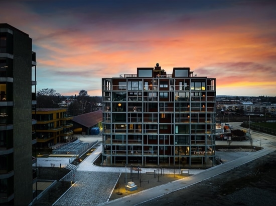 Unique tower building with robust and durable materials