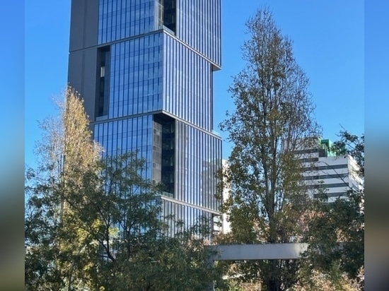 The Plaza Europa Tower stands on the heights of Barcelona