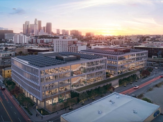 Grimshaw Architects designs a sustainable and community-oriented office complex in Los Angeles to replace a surface parking lot