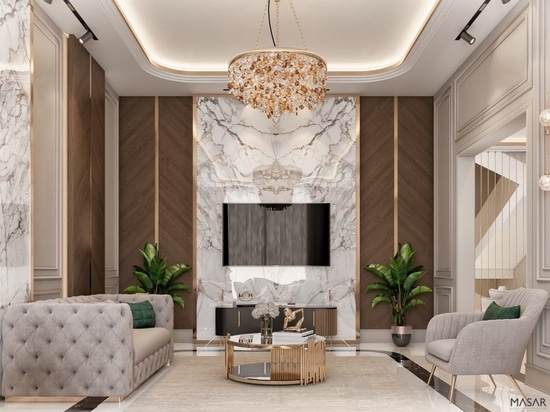 3 living areas: a symphony of luxury