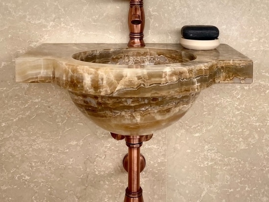 amber onyx washbasin