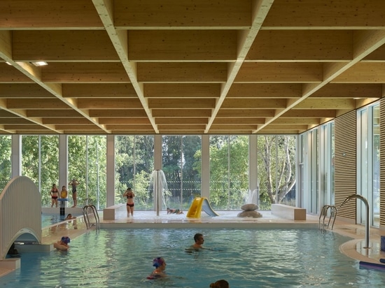 Casalgrande Padana tiles at the Païcherou wet leisure centre