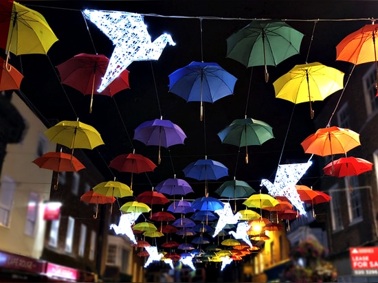 Colorful umbrellas