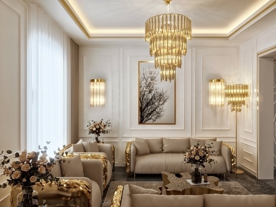 If you like golden furniture, you will fall in love with this stunning Arabic Majlis design. The Imperfectio Sofas and the Eden Center Table convey a bold touch of irregularity to a traditional sym...