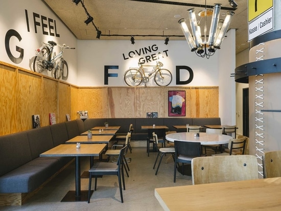 This Cafe In Austria Has A Cycling Inspired Design