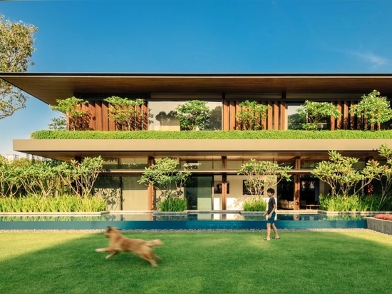 Plants Were Integrated Into This Home’s Design To Give It The Feeling Of A Tropical Resort