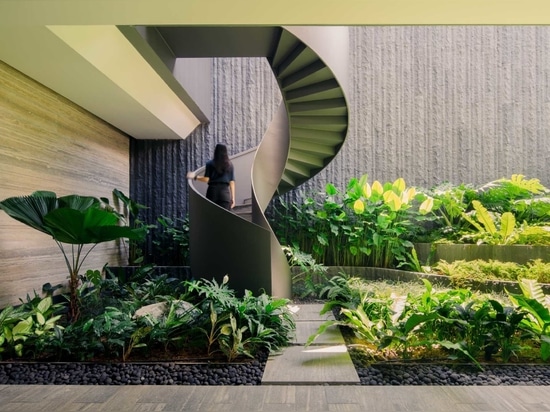 Plants Were Integrated Into This Home’s Design To Give It The Feeling Of A Tropical Resort