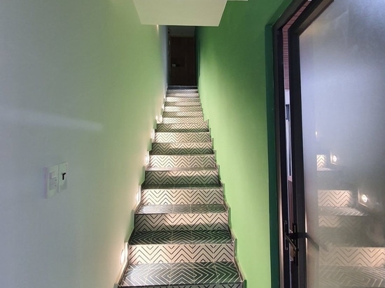 COLLECTION OF SPECIALIZED CEMENT TILES for Stairs