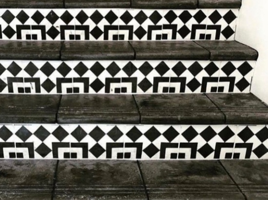 COLLECTION OF SPECIALIZED CEMENT TILES for Stairs