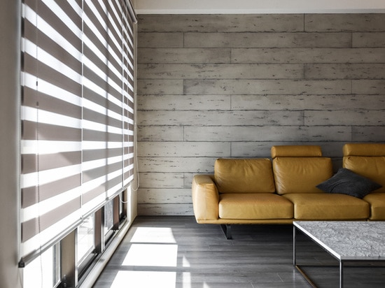 A Palette Of Wood, Metal, And Concrete For This Apartment Interior In Taiwan