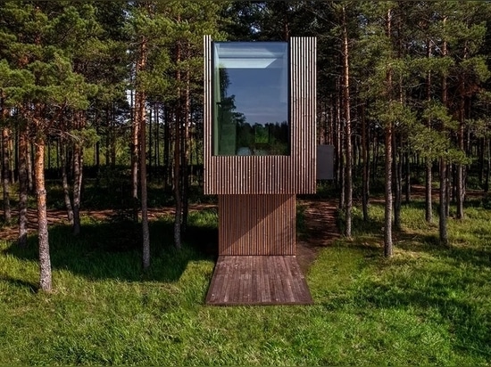 This Estonian treehouse was designed as a forest lookout