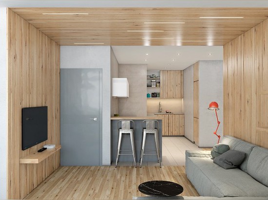 Two Lovely Apartments Featuring Wood Paneling