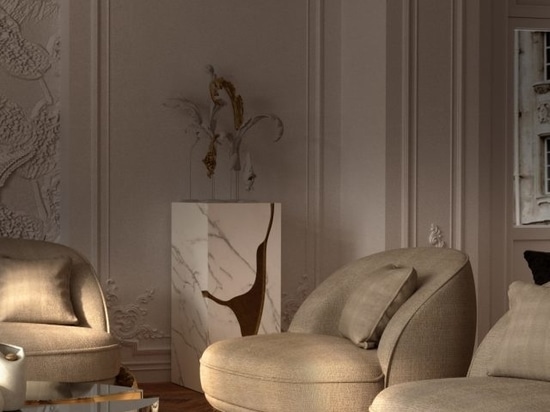 Angra Armchair: Artful Comfort In Every Curve