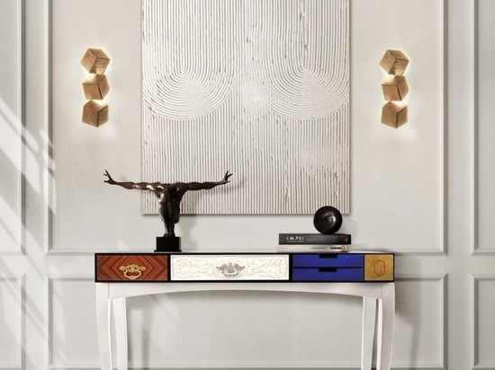 Have fun finding your perfect console table. How you arrange your decor when decorating this piece says a lot about you and your home to those who step beyond the threshold. A stack of hardcover bo...