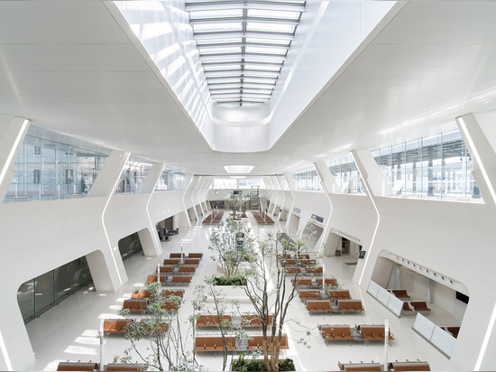 Jiaxing’s sunken train station is a hub of urban greenspace and efficient city links