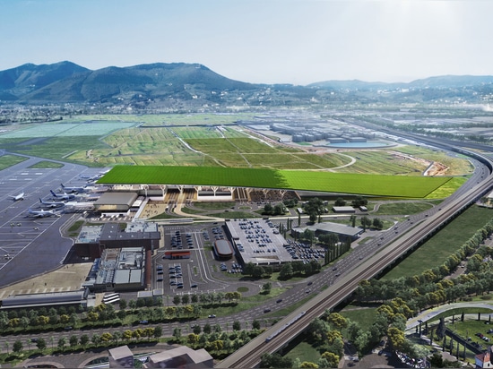 Rafael Viñoly Architects unveils the design for a new airport terminal in Florence