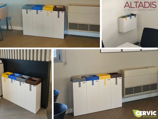 ALTADIS is committed to Sustainability with Cervic Environment recycling bins