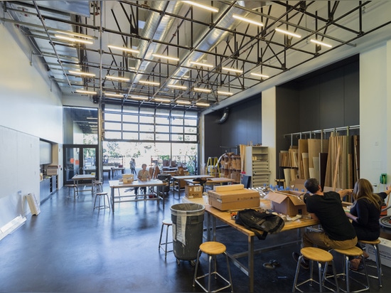 classroom with retractable wall