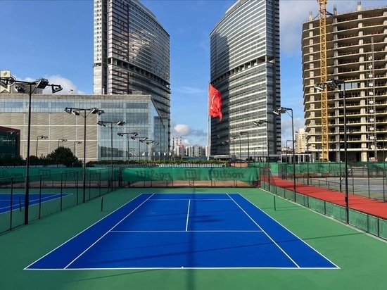 The tennis courts and corridors at Soul Entertainment - ISTANBUL - TURKIYE