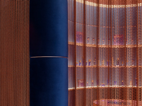 MIES R copper mesh into the Augustinus Bader x Lanserhof project