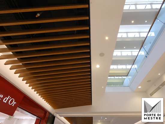 Atena Metal Ceilings for Porte di Mestre Shopping Centre