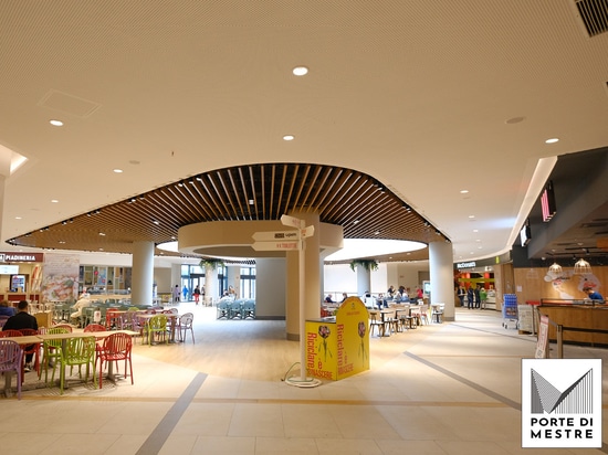 Atena Metal Ceiling for Porte di Mestre Shopping Centre