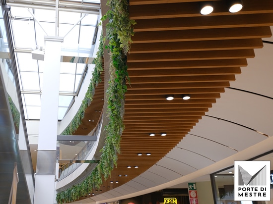 Metal Ceilings Atena for Porte di Mestre Shopping Centre