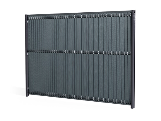 the ReWood composite privacy kit in anthracite