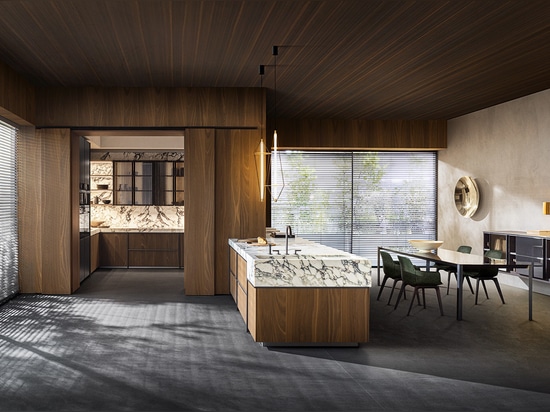 Molteni’s Ratio kitchen and dining room collection designed by Vincent Van Duysen.