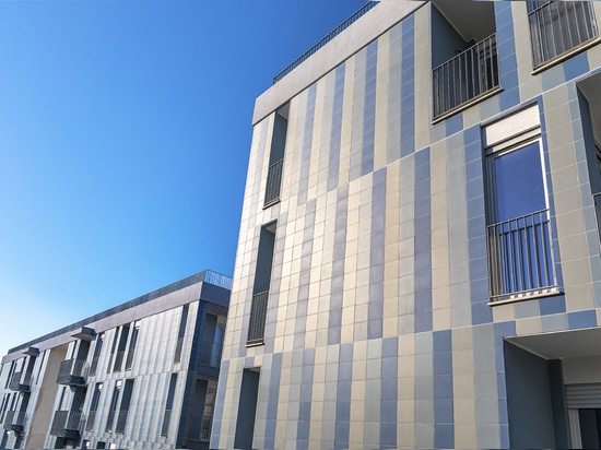 Façade cladding applications using Casalgrande Padana ceramic tiles