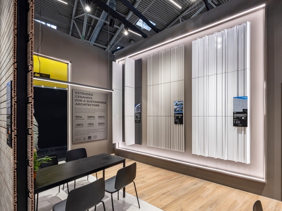 Gresmanc Group exhibit the most powerful proposals in extruded ceramics at BAU 2025