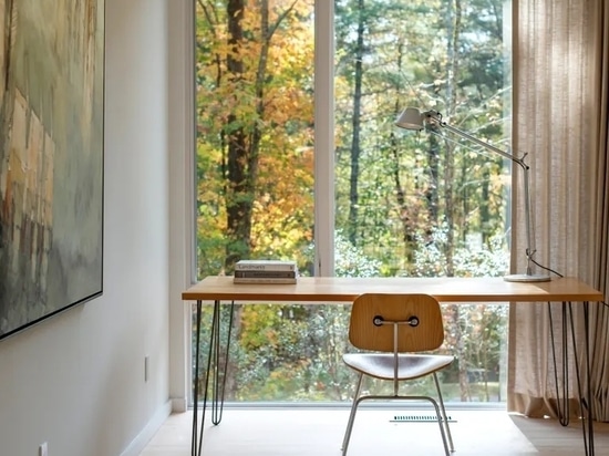 The private section of the project includes a study and media room